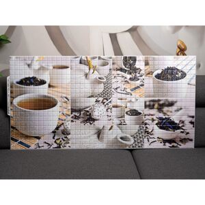 Kerma Design Regul PVC falpanel - Konyhai mozaik (95x48cm) - Teáskanna (56052)