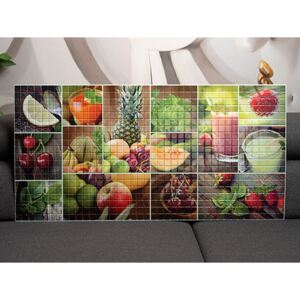 Kerma Design Regul PVC falpanel - Konyhai mozaik (95x48cm) - Gyümölcsök (56311)