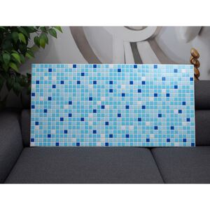 Kerma Design Flexwall PVC falpanel - Dark Blue Mosaic (kék-fehér mozaikcsempe)