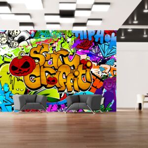 Fotótapéta Bimago - Scary graffiti + Ragasztó ingyen 350x245 cm