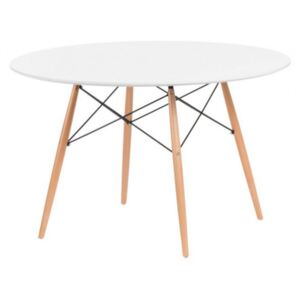 DTW 120 cm átmérőjű asztal fehér