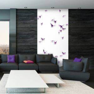 Tapéta Bimago - Purple Birds + Ragasztó ingyen tekercs 50x1000 cm
