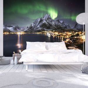 Fotótapéta Bimago - Aurora borealis + Ragasztó ingyen 350x245 cm