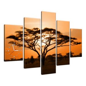 Órás falikép Gyönyörű afrikai táj 150x105cm ZP1462A_5H