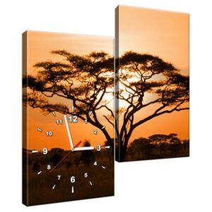 Órás falikép Gyönyörű afrikai táj 60x60cm ZP1462A_2J