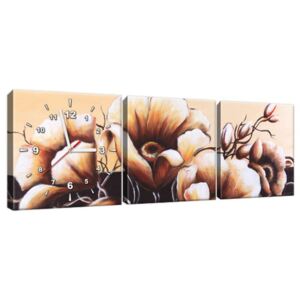 Órás falikép Fennséges virágok 90x30cm ZP1611A_3A