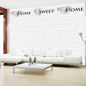 Fotótapéta Bimago - Home, sweet home - white wall + Ragasztó ingyen 350x245 cm