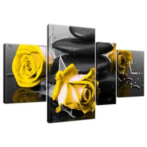 Órás falikép Yellow roses and spa 120x70cm ZP2554A_4AN