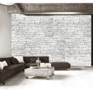 Fotótapéta Bimago - White Brick + Ragasztó ingyen 400x280 cm