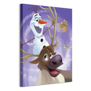 Vászonkép Disney Olaf's Frozen Adventure Olaf & Sven 60x80cm WDC100359
