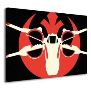 Vászonkép Star Wars Episode VII (X-Wing Pop Art) 80x60cm WDC99334