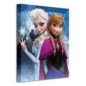 Vászonkép Disney Frozen anna and Elsa 30x40cm WDC92510