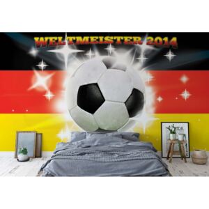 Fotótapéta GLIX - Futball Németország Weltmeister 2014 Papír tapéta - 254x184 cm