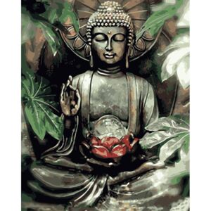 Festés számok szerint kép kerettel "Buddha" 40x50 cm