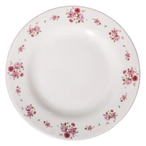 Charme fehér kerámia tányér, ⌀ 26 cm - Antic Line
