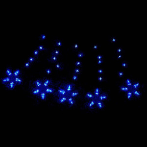 Karácsonyi világítás, 100 LED csillag