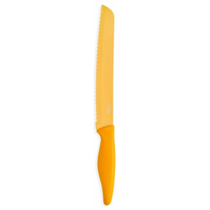 Narancssárga kenyérvágó kés, hossza 20 cm - The Mia