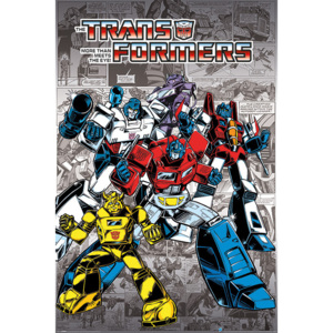 Transformers G1 - Retro Comics Plakát, (61 x 91,5 cm)