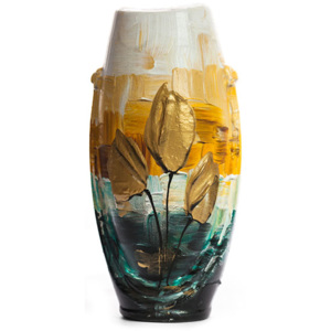 Maľovaná váza ELA 9,5x8x20 cm