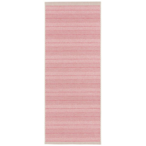 Runna rózsaszín kültéri/beltéri futószőnyeg, 70 x 140 cm - Bougari