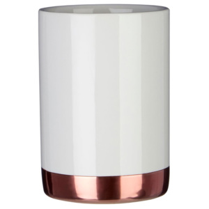 Delta fehér kőagyag fogkefetartó pohár, 260 ml - Premier Housewares