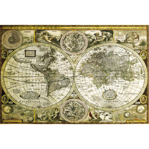 Történelmi világtérkép Plakát, (91,5 x 61 cm)