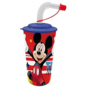 Disney Mickey szívószálas 3D pohár