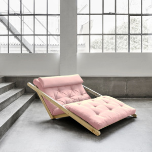 Figo Raw/Pink Peonie kétszemélyes átalakítható fekvőfotel - Karup