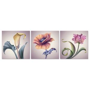 Modern flowers Modern kép, (180 x 60 cm)
