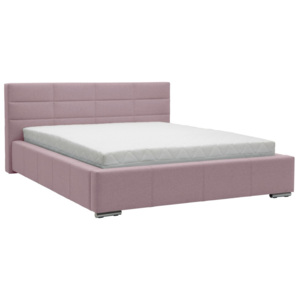 Reve halvány rózsaszín kétszemélyes ágy, 140 x 200 cm - Mazzini Beds