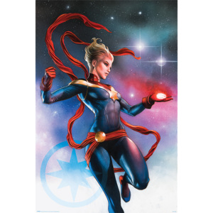 Captain Marvel - Galaxy Plakát, (61 x 91,5 cm)