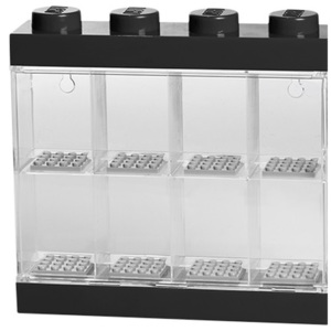 Fekete-fehér minifigura gyűjtődoboz, 8 minifigurára - LEGO®