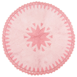 Warren rózsaszín gyerekszőnyeg, Ø 110 cm - Nattiot