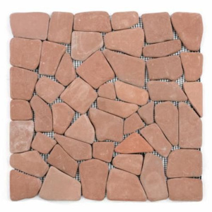 Márvány mozaik Garth, burkolat - piros/terrakotta