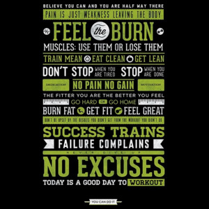 Gym - Motivational Plakát, (61 x 91,5 cm)