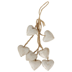 White Heart lógó dekoráció - Antic Line
