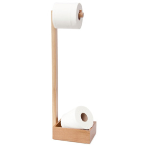 Mezza tölgyfa toalettpapír tartó állvány - Wireworks