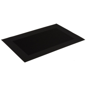 Pola fekete tányéralátét, 45 x 30 cm - Unimasa