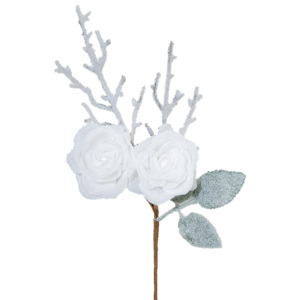 Dekoratív virág ROSE 3 db (37 cm)