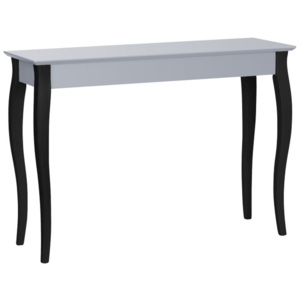 Lilo sötétszürke kisasztal fekete lábakkal, 105 cm széles - Ragaba