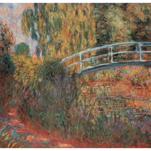 The Japanese Bridge - The Japanese Footbridge, 1899 Festmény reprodukció, Claude Monet, (95 x 95 cm)