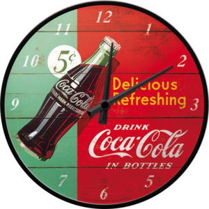 Nostalgic Art Retró óra - Coca-Cola (kétszínű)