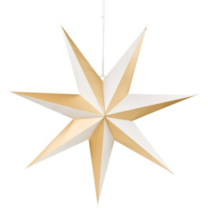 Magica arany-fehér dekorációs papírcsillag, ⌀ 60 cm - Butlers