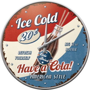 Nostalgic Art Retró óra - Ice Cold