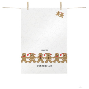 Cookie Connection pamut konyharuha karácsonyi motívummal, 48 x 68 cm - PPD