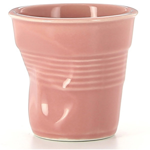 REVOL Froissés espresso pohár, 8 cl, cseresznyevirág-rózsaszín