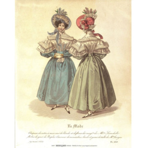 The Dress 2 Festmény reprodukció, Chapeau, (24 x 30 cm)