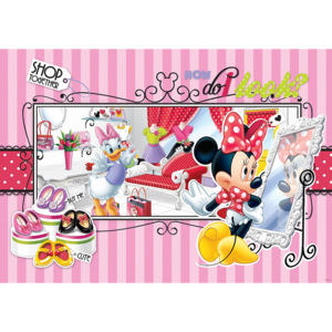 Kiárusítás - Gyerek poszter tapéta Minnie Mouse vlies 104 x 70,5 vlies 104 x 70,5 cm