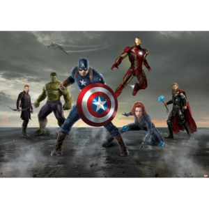 Avengers - Formation Tapéta, Fotótapéta, (368 x 254 cm)