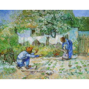 First Steps (after Millet), 1890 Festmény reprodukció, Vincent van Gogh, (70 x 50 cm)